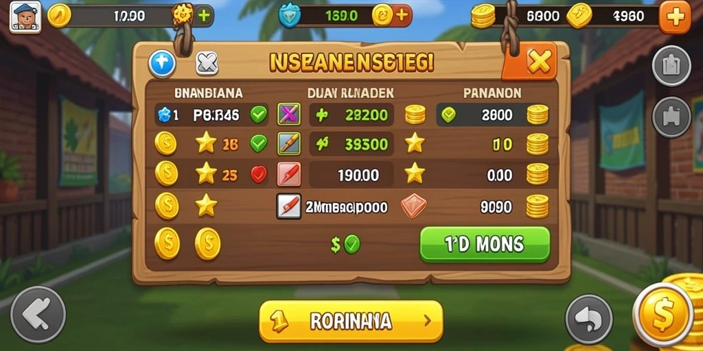 Screenshot menunjukkan tampilan antarmuka yang menarik.