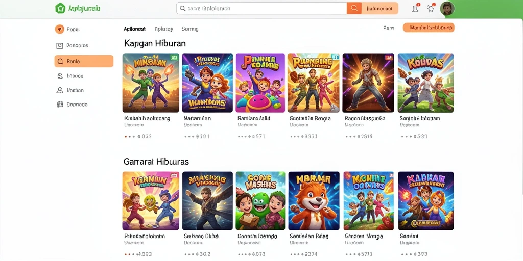Tampilan antarmuka yang menarik dan user-friendly.