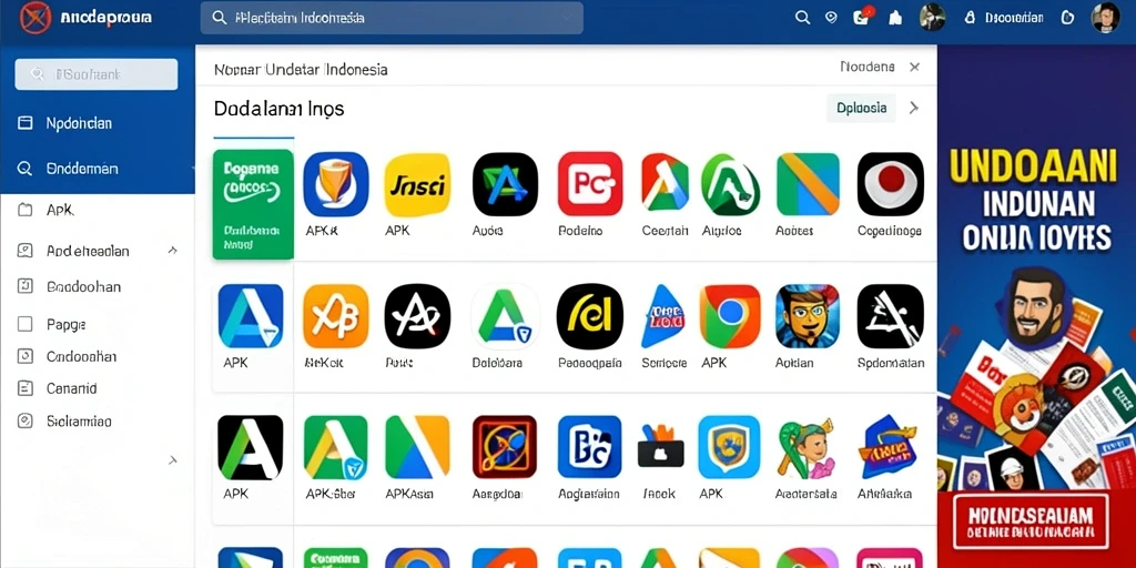 Tampilan awal yang menarik dan mudah dinavigasi.