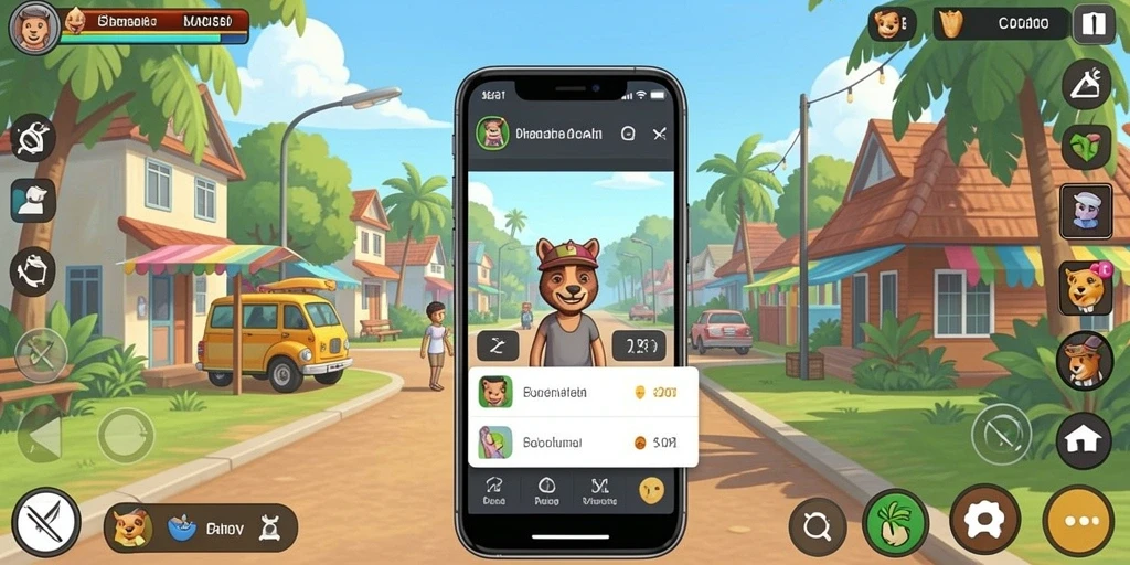 Tangkapan layar menampilkan aksi seru karakter dalam pertempuran.