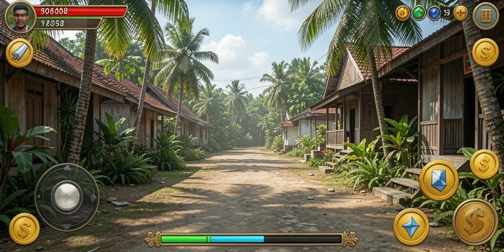 Screenshot menampilkan tampilan permainan yang menakjubkan.